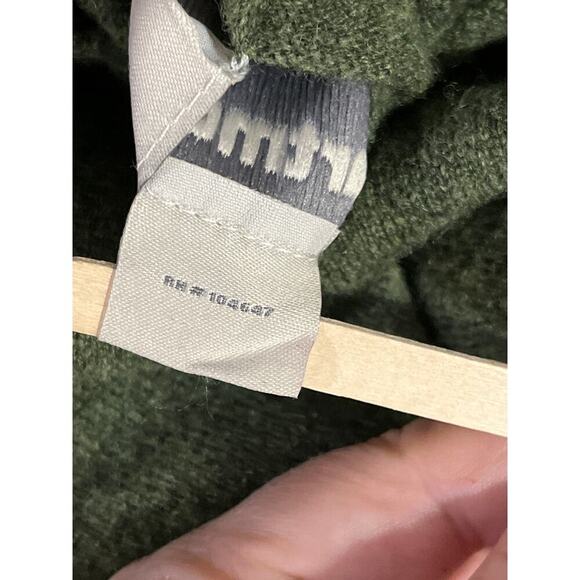 Dartmoor Mens Green Cashmere Long Sleeve Sweater Size Large - Picture 7 of 8